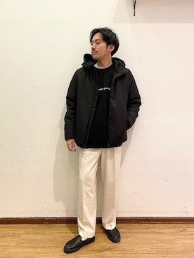 「アイテム（ブルゾン）」を使った、KENnYA_gwさん（メンズ・169cm・30代）の冬コーディネート