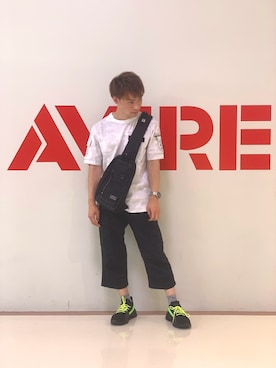 「７分丈パンツ」｜RYOさん（メンズ・163cm）の夏コーディネート