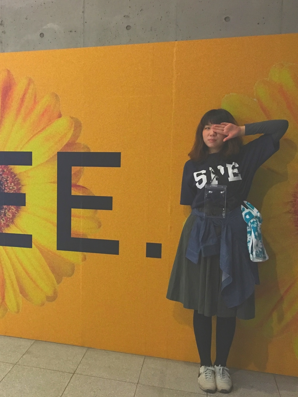 「specialothers、フェスコーデ」｜「Championのアイテム（Tシャツ/カットソー、ブルー系）」を使った、わだあずさん（レディース・166cm）の夏コーディネートの1枚目の写真