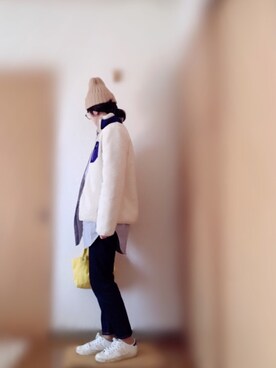「OLD NAVY（オールドネイビー）のアイテム（その他アウター）」を使った、matinさん（レディース・163cm）の春コーディネート