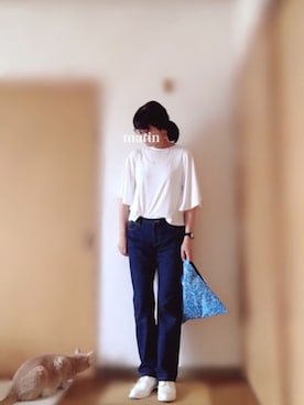 「オックスフォードシューズ」｜「アイテム（その他）」を使った、matinさん（レディース・163cm）の春コーディネート