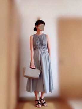 「EDER（エダー）のアイテム」を使った、matinさん（レディース・163cm）の夏コーディネート