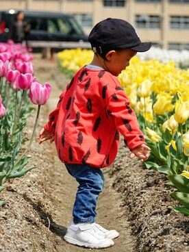 YU-MAさん（キッズ・100cm）の春コーディネート