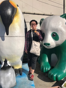 「SON OF THE CHEESE（サノバチーズ）のアイテム」を使った、Nami Miyatakaさん（レディース・167cm）の春コーディネート