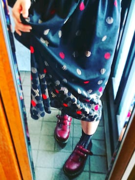 「Grimoire（グリモワール）のアイテム（ワンピース/ドレス）」を使った、nzfisさん（レディース・154cm）の春コーディネート