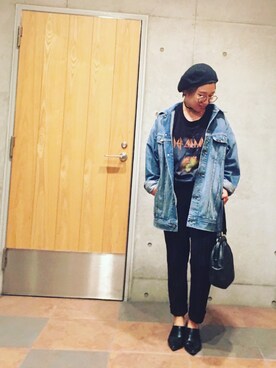 真依子さん（レディース・152cm）の秋コーディネート