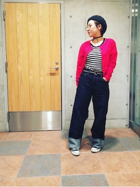 真依子さん（レディース・152cm）の秋コーディネート