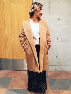 真依子さん（レディース・152cm）の秋コーディネート