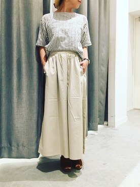 真依子さん（レディース・152cm）の春コーディネート