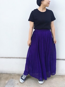 真依子さん(レディース・152cm)の春コーディネート