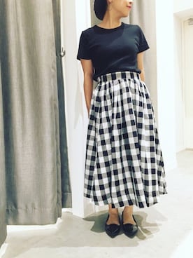 真依子さん(レディース・152cm)の春コーディネート