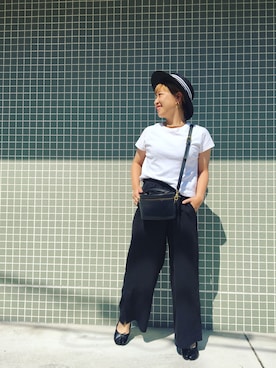 真依子さん（レディース・152cm）の夏コーディネート