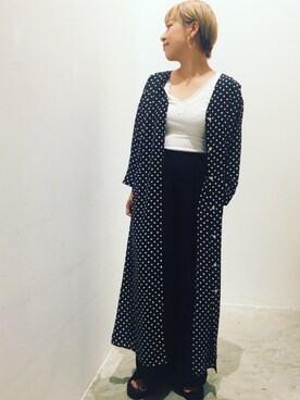 真依子さん（レディース・152cm）の夏コーディネート