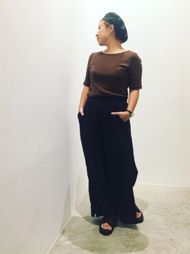 真依子さん(レディース・152cm)の夏コーディネート