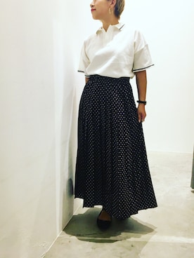 真依子さん（レディース・152cm）の夏コーディネート