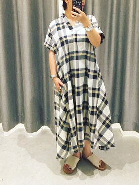 真依子さん（レディース・153cm）の夏コーディネート