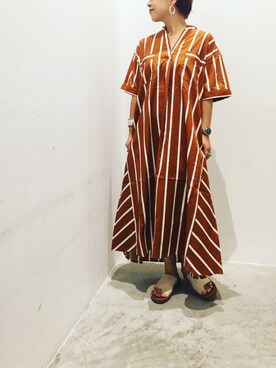 真依子さん（レディース・153cm）の夏コーディネート