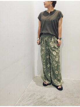 真依子さん（レディース・152cm）の夏コーディネート