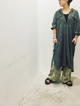 真依子さん（レディース・152cm）の夏コーディネート