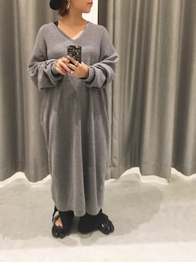 真依子さん(レディース・152cm)の秋コーディネート