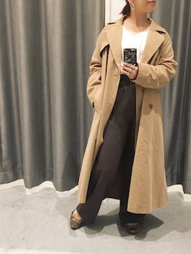 真依子さん（レディース・152cm）の秋コーディネート