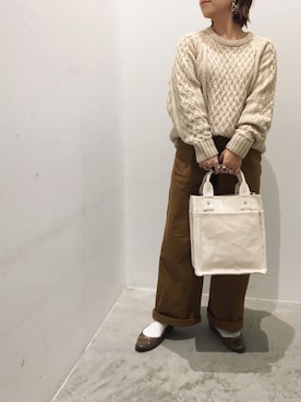 真依子さん（レディース・152cm）の秋コーディネート