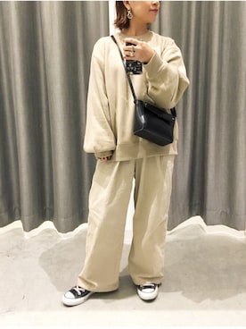 真依子さん(レディース・152cm)の秋コーディネート