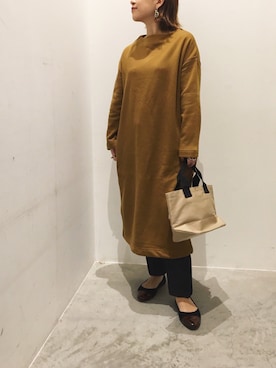 真依子さん(レディース・152cm)の冬コーディネート