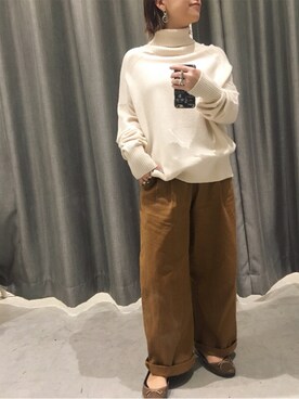 真依子さん(レディース・152cm)の冬コーディネート