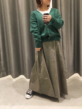 真依子さん（レディース・152cm）の冬コーディネート