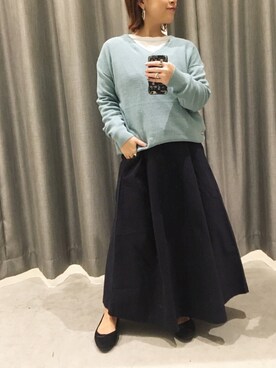 真依子さん(レディース・152cm)の冬コーディネート
