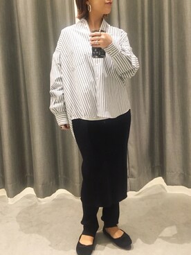 真依子さん(レディース・152cm)の冬コーディネート