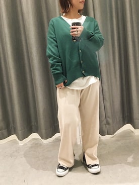 真依子さん（レディース・152cm）の冬コーディネート