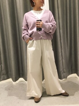 真依子さん（レディース・152cm）の冬コーディネート