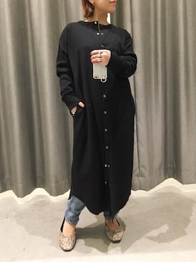 真依子さん（レディース・152cm）の冬コーディネート