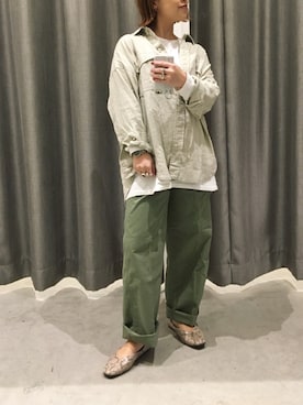 真依子さん（レディース・152cm）の春コーディネート