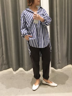 真依子さん(レディース・152cm)の春コーディネート