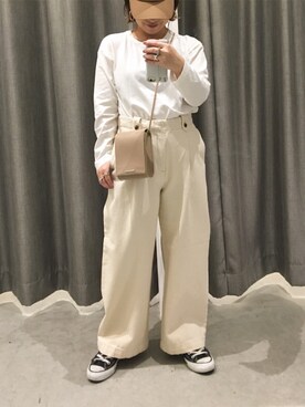真依子さん(レディース・152cm)の春コーディネート