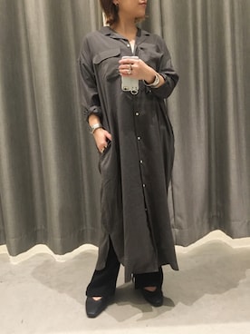 真依子さん（レディース・152cm）の春コーディネート