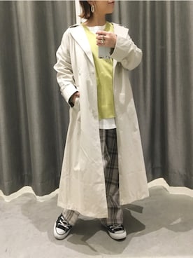 真依子さん（レディース・152cm）の春コーディネート