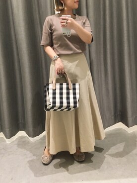 真依子さん（レディース・152cm）の春コーディネート