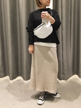 真依子さん（レディース・152cm）の春コーディネート