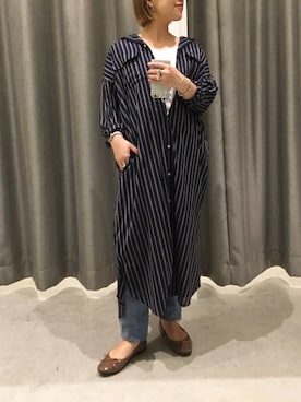 真依子さん（レディース・152cm）の春コーディネート