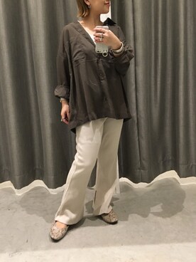 真依子さん（レディース・152cm）の春コーディネート