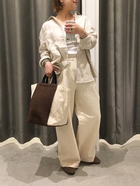 真依子さん(レディース・152cm)の春コーディネート