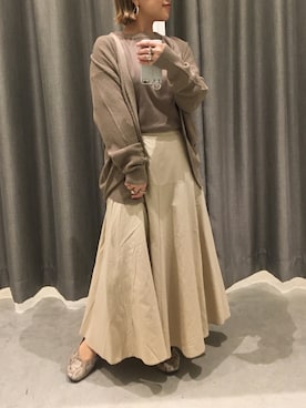 真依子さん（レディース・152cm）の春コーディネート