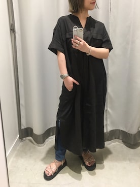 真依子さん（レディース・152cm）の春コーディネート