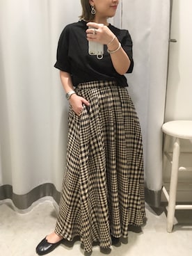 真依子さん（レディース・152cm）の夏コーディネート