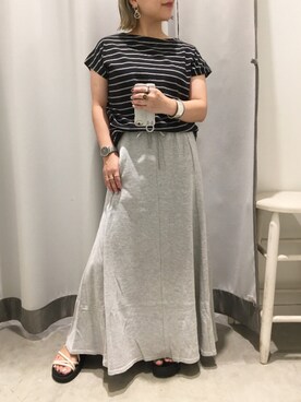 真依子さん（レディース・152cm）の夏コーディネート