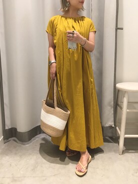 真依子さん(レディース・152cm)の夏コーディネート